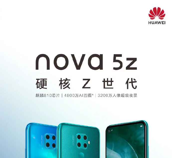 Hivatalos specifikációkat tudunk a Huawei Nova 5z-hez 3