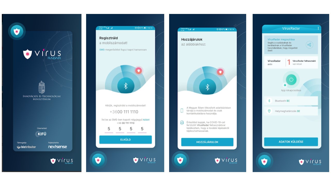Elkészült a VírusRadar, a magyar kontaktkövető app 2