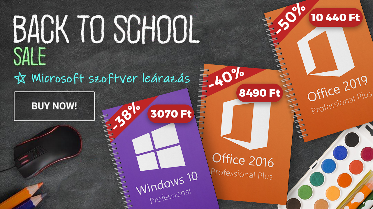 50% kedvezmény Windows 10-re és Office-ra 2