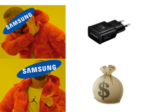 A Samsung is leszámol a töltővel?