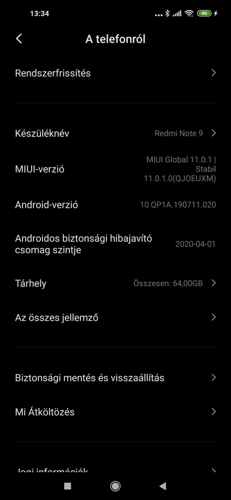 Redmi Note 9 okostelefon teszt 23