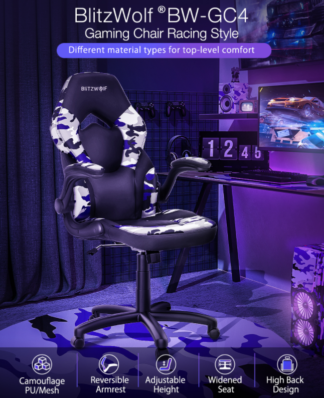 Ismét rendelhető a BlitzWolf GC4 gamer szék 2