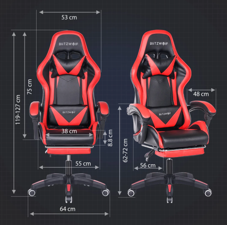 35 000 forint alatt kapható a BlitzWolf gamer széke 6
