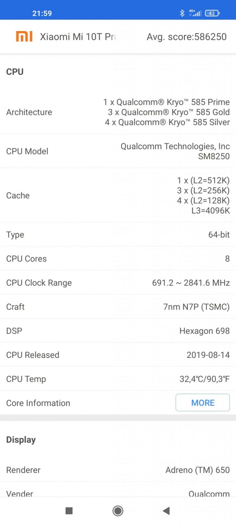 Xiaomi Mi 10T okostelefon teszt 32