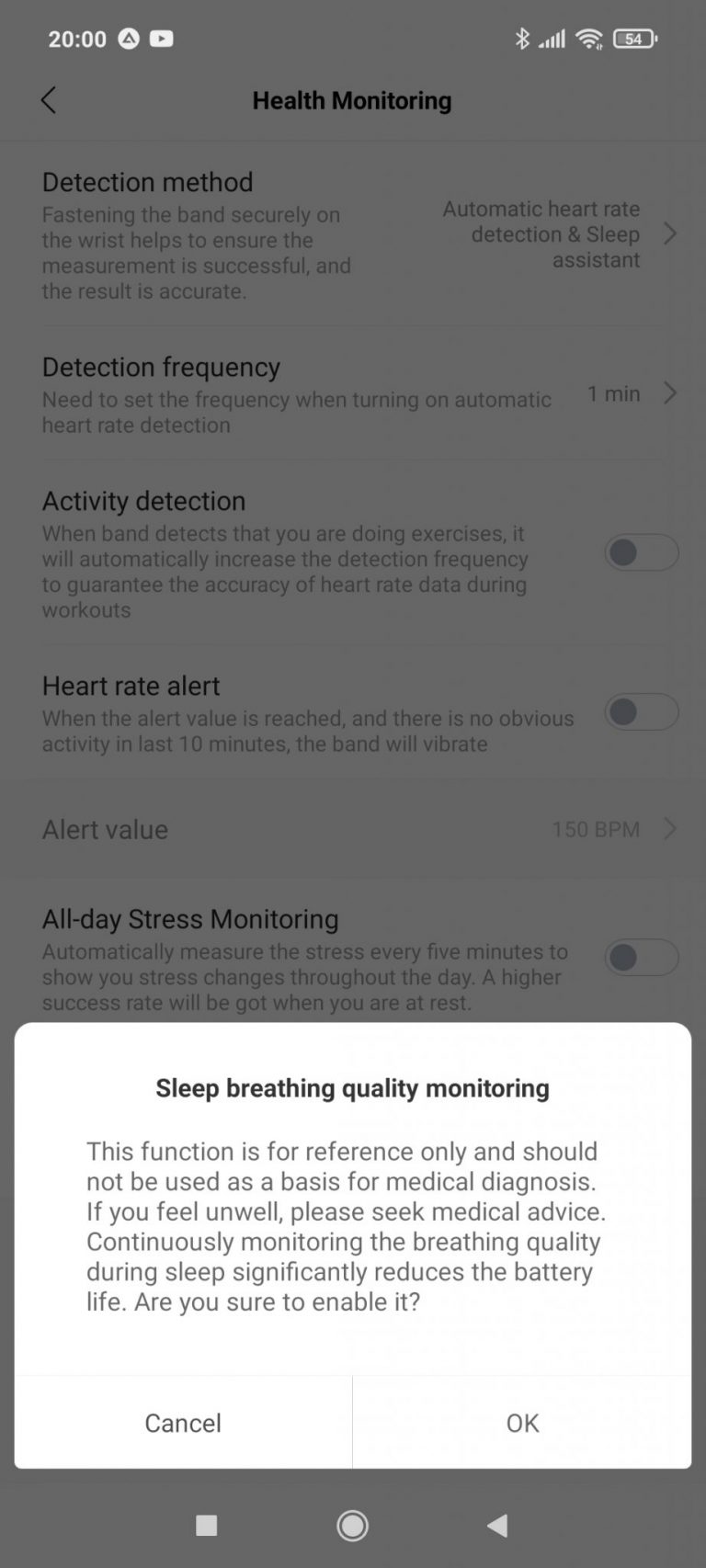 Xiaomi Amazfit Band 5 aktivitásmérő teszt 17