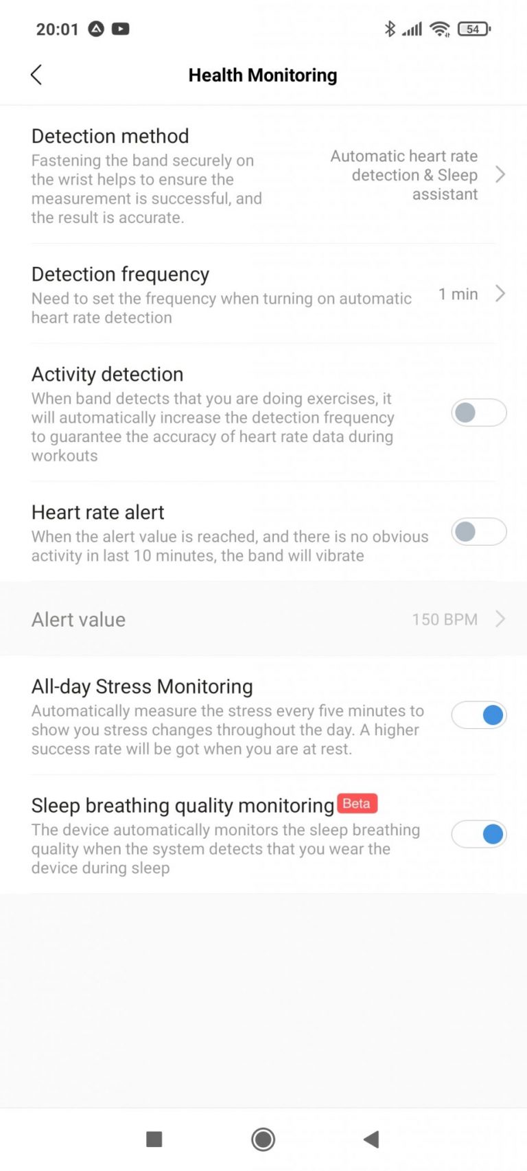 Xiaomi Amazfit Band 5 aktivitásmérő teszt 18