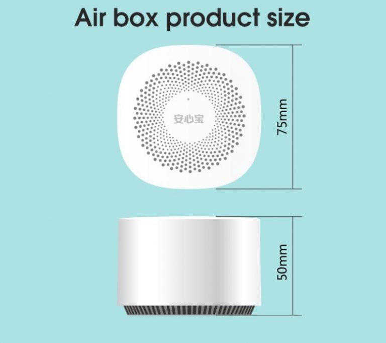 Filléres és okos levegő minőségmérő rendelhető Kínából 8