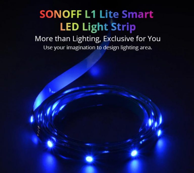 Nem vízálló, de olcsó a Sonoff L1 Lite LED szalag 2