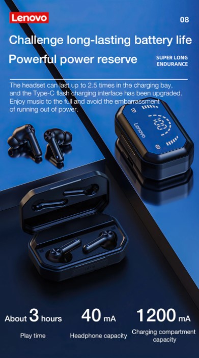 Kedvező áron kapható a Lenovo LP3 Pro Bluetooth füles 9