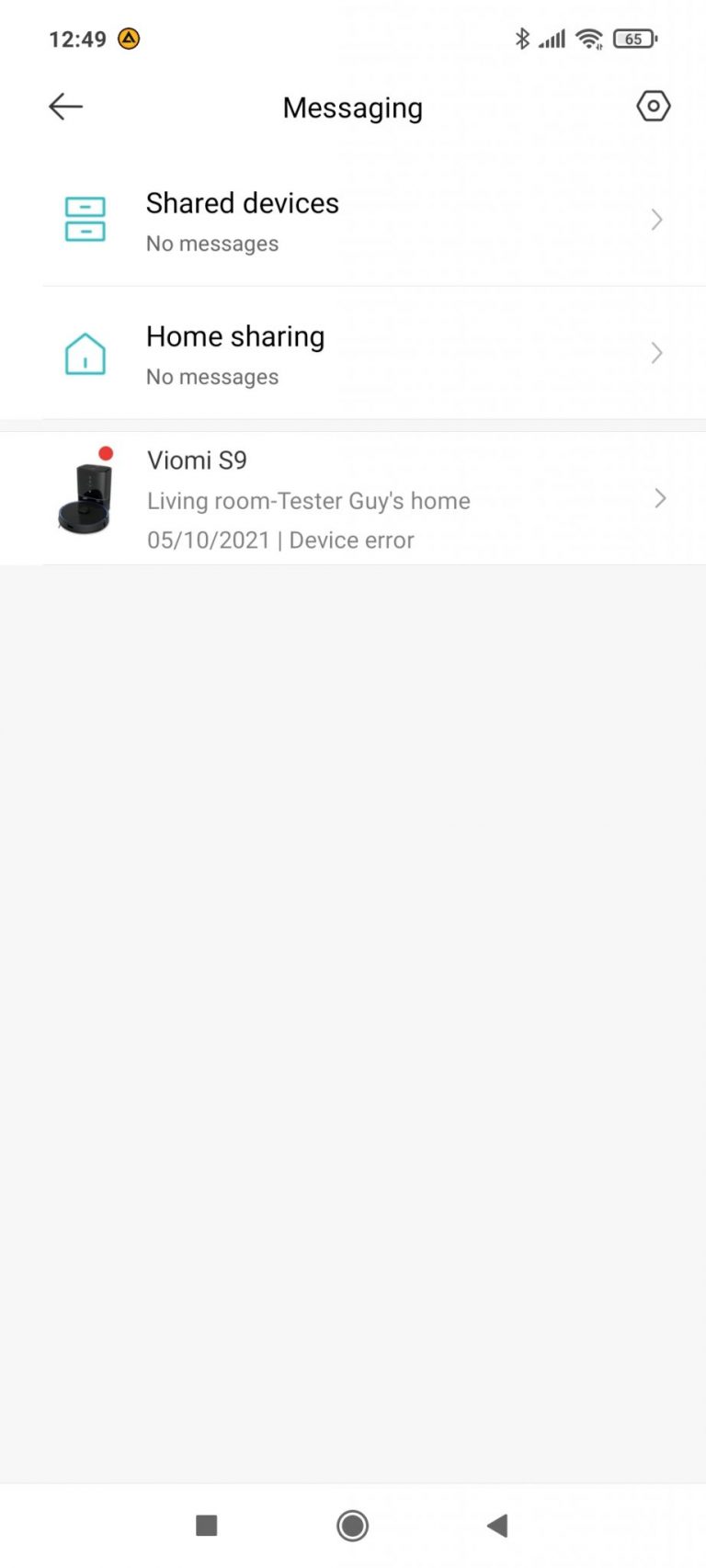 Xiaomi Viomi S9 Alpha UV önürítő robotporszívó teszt 23