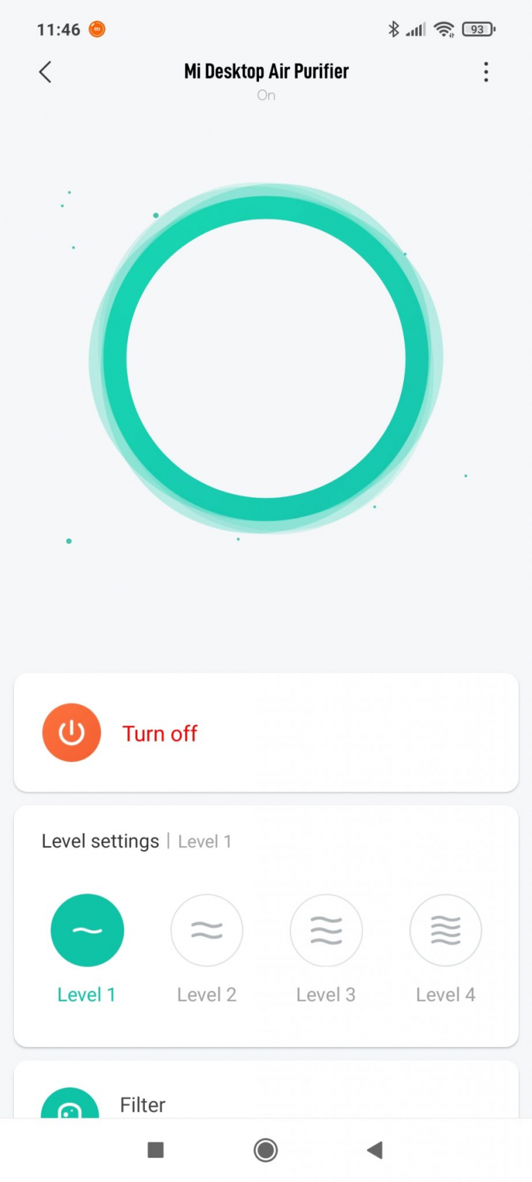 Xiaomi Mijia asztali légtisztító teszt 20