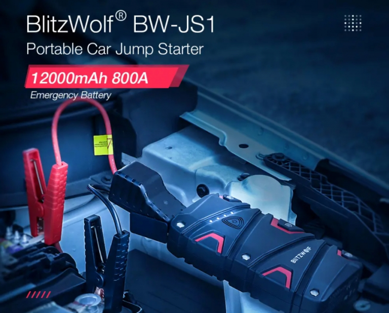 BlitzWolf autóbikázós powerbank akcióban 2