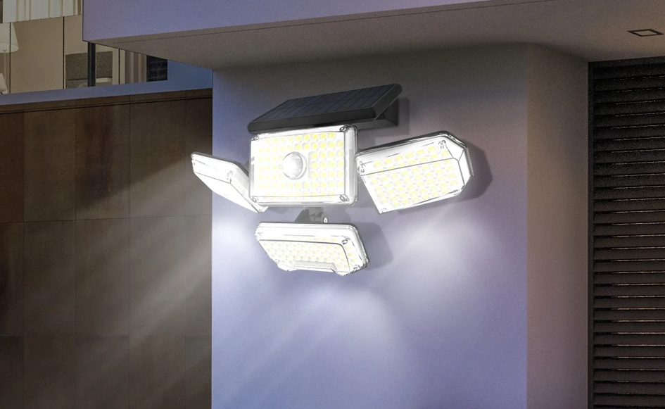 214 LED van az új mozgásérzékelős, napelemes BlitzWolf lámpán 1