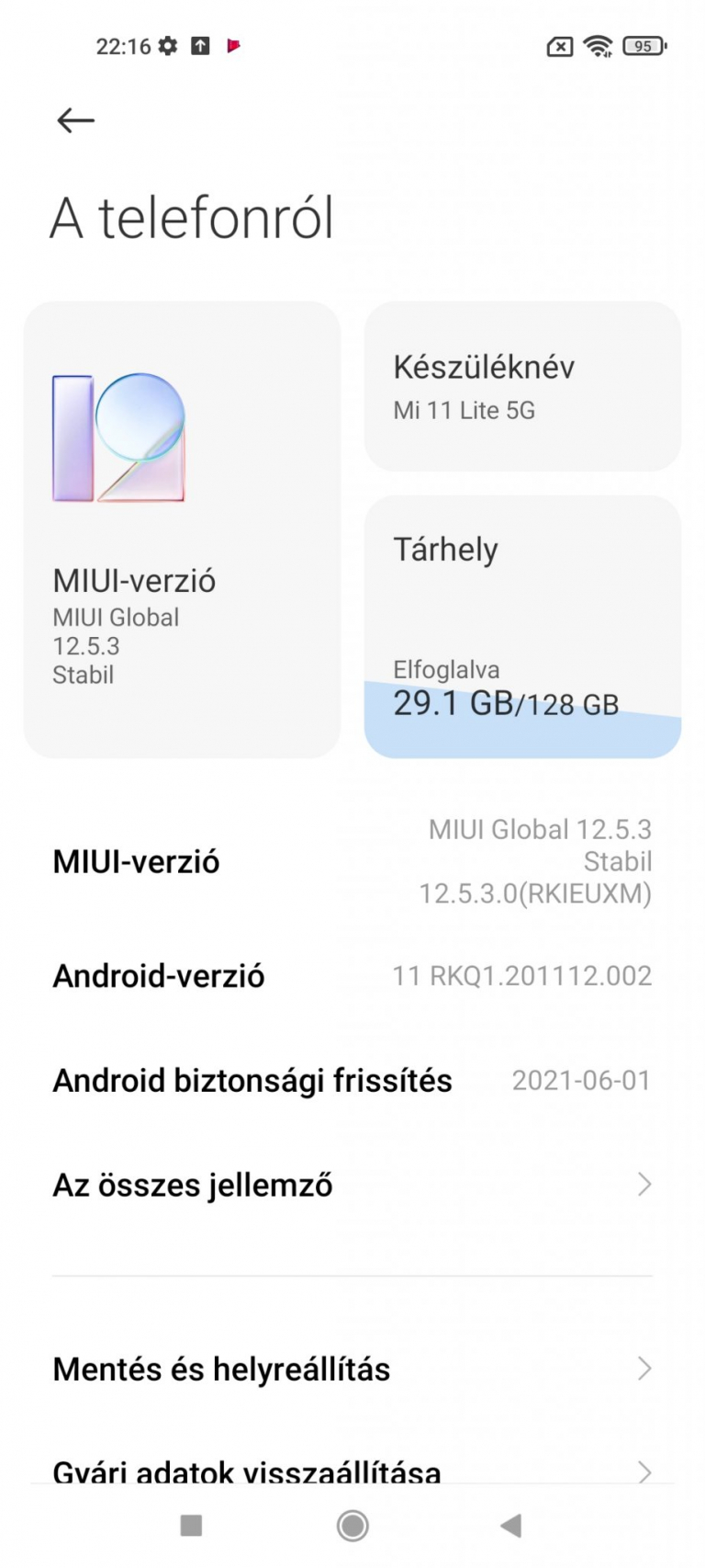 Xiaomi Mi 11 Lite 5G okostelefon teszt 21