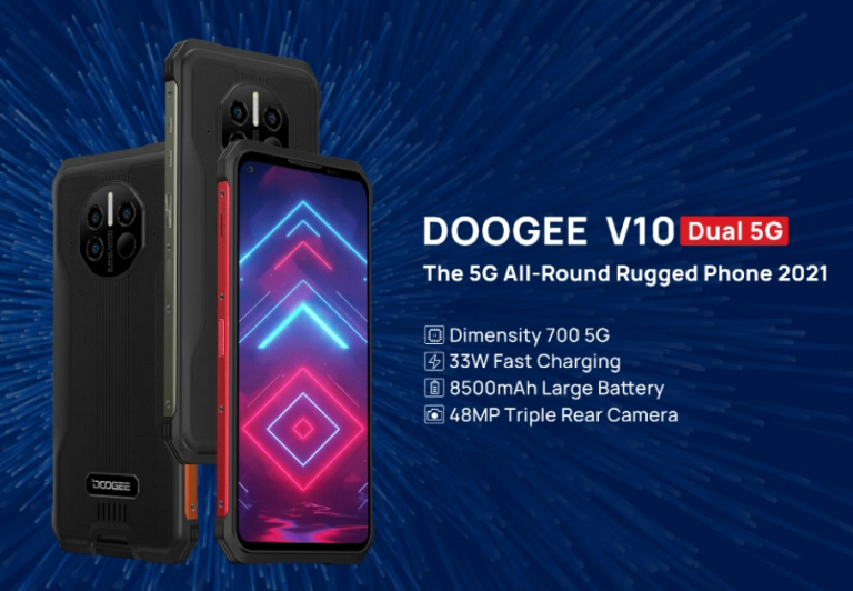5G-vel és gyorstöltéssel érkezett a Doogee V10 2