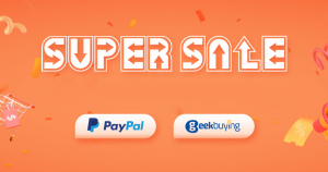 Maximum fokozatra kapcsolt a Super Sale a Geekbuyingon