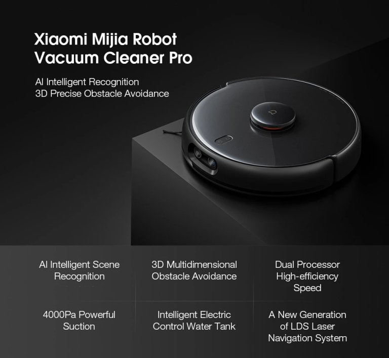 Mijia Robot Vacuum Cleaner Pro MJSTS1 robotporszívó 3