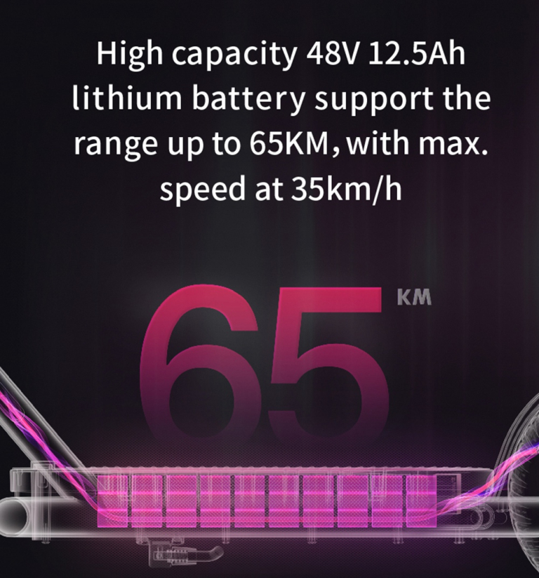 Jó áron kapható a Navee N65 elektromos roller 5