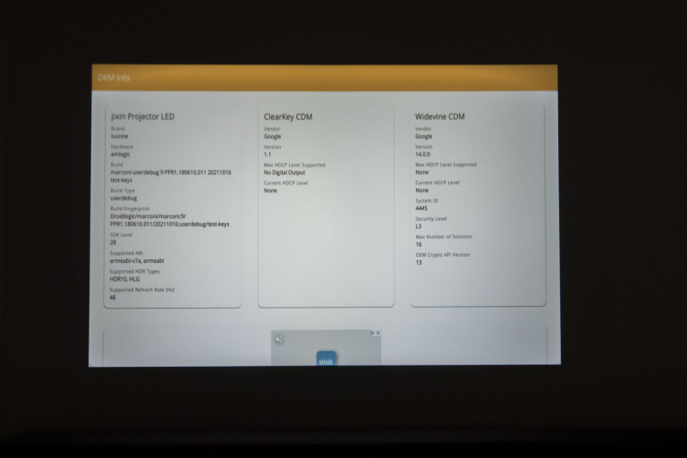Xiaomi Wanbo T6 Max projektor teszt 26