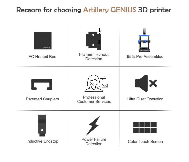 Budget 3D nyomtató az Artillery-től 7