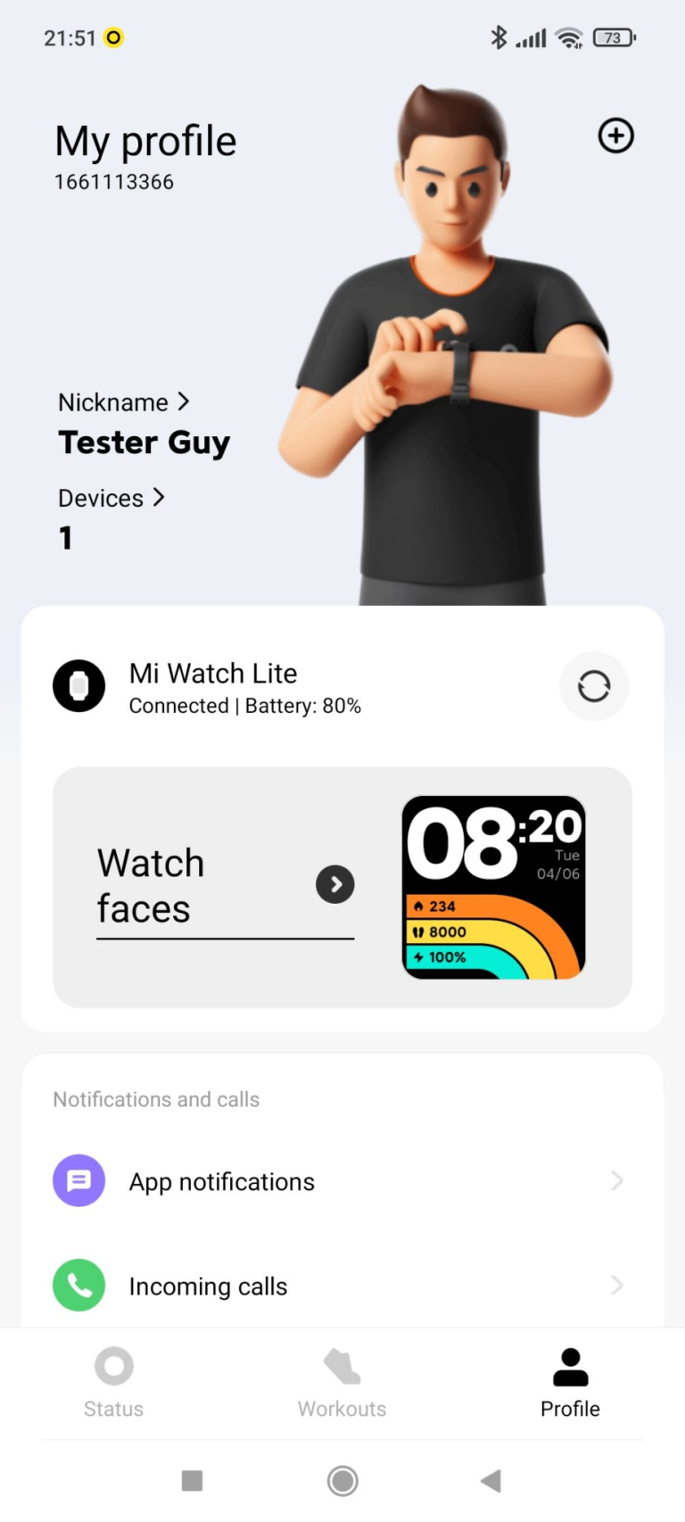 Xiaomi Mi Watch Lite sportóra teszt 28