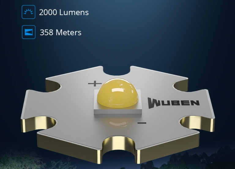 Mindig kisegít a Wuben extra erős, 2000 lumenes zseblámpa 8