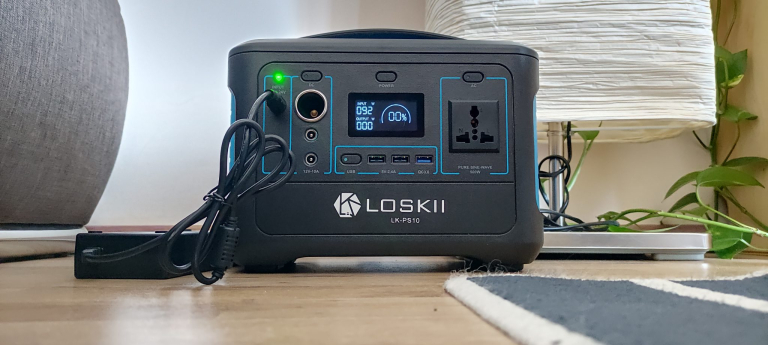 Loskii LK-PS10/XMUND XD-PS10 hordozható töltőállomás teszt 11