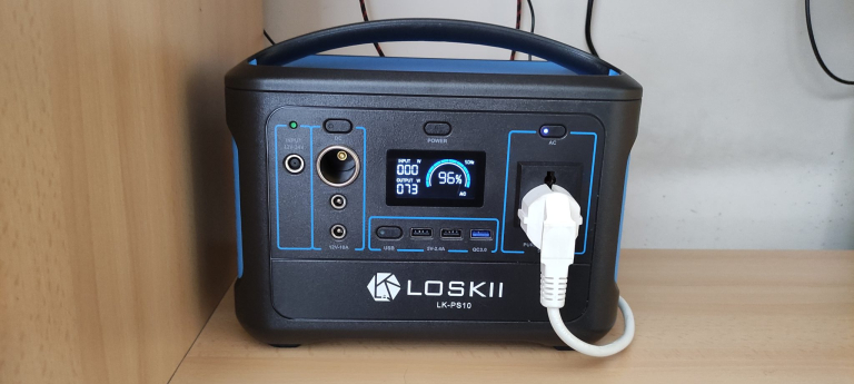 Loskii LK-PS10/XMUND XD-PS10 hordozható töltőállomás teszt 12