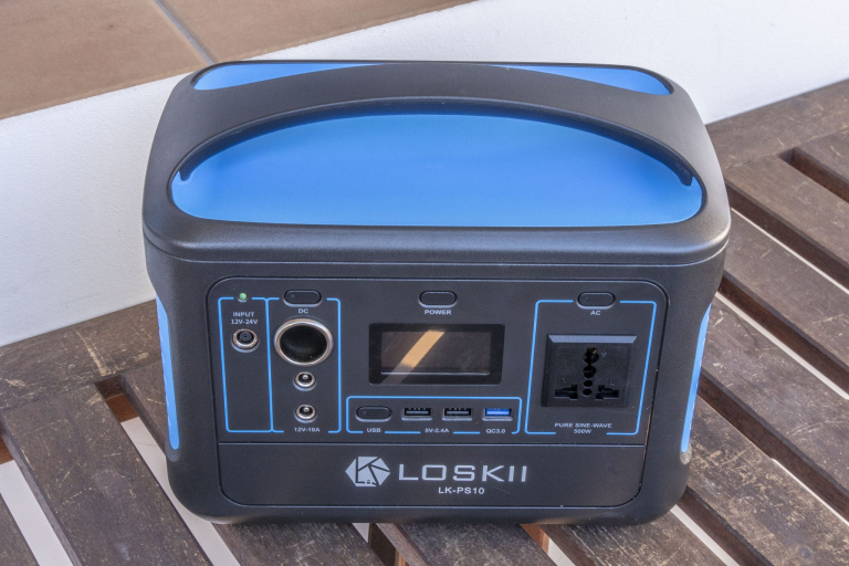 Loskii LK-PS10/XMUND XD-PS10 hordozható töltőállomás teszt 6