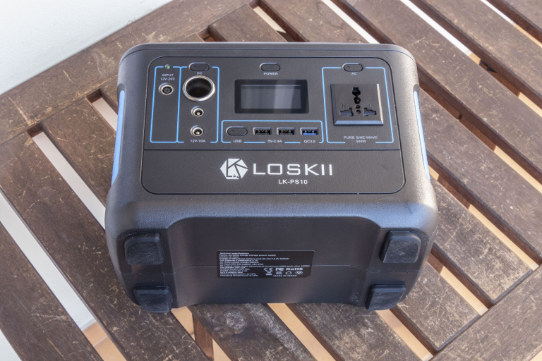 Loskii LK-PS10/XMUND XD-PS10 hordozható töltőállomás teszt 8
