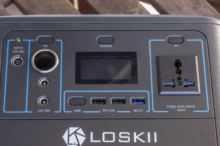Loskii LK-PS10/XMUND XD-PS10 hordozható töltőállomás teszt 9
