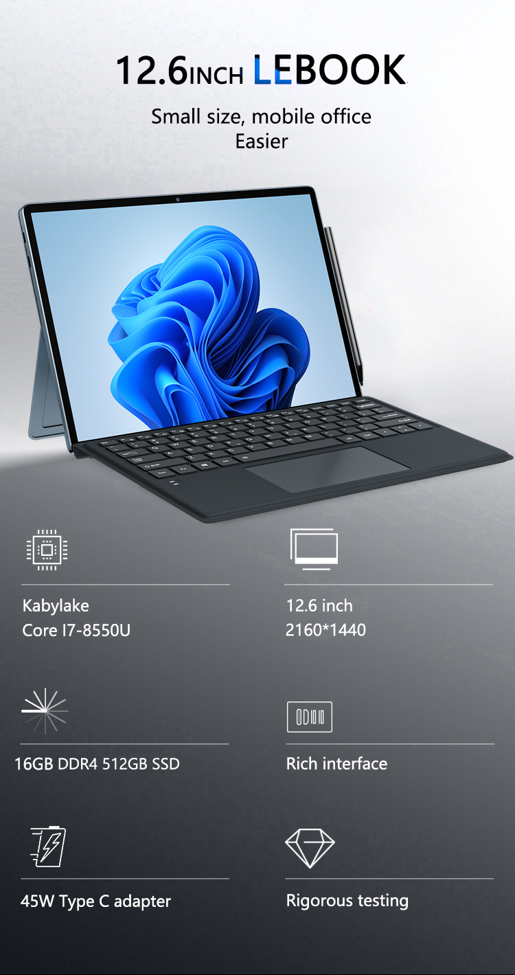 Kuu Lebook Pro, a brutál erős 2 in 1 laptop 3