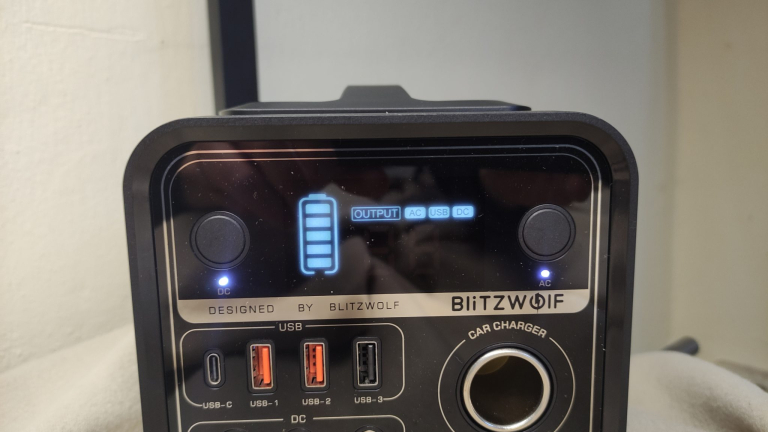 Blitzwolf BW-PG2 hordozható töltőállomás teszt 10