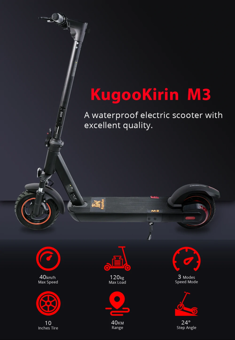A Kugoo Kirin G2 Pro bevezető áron rendelhető a Geekmaxin 7