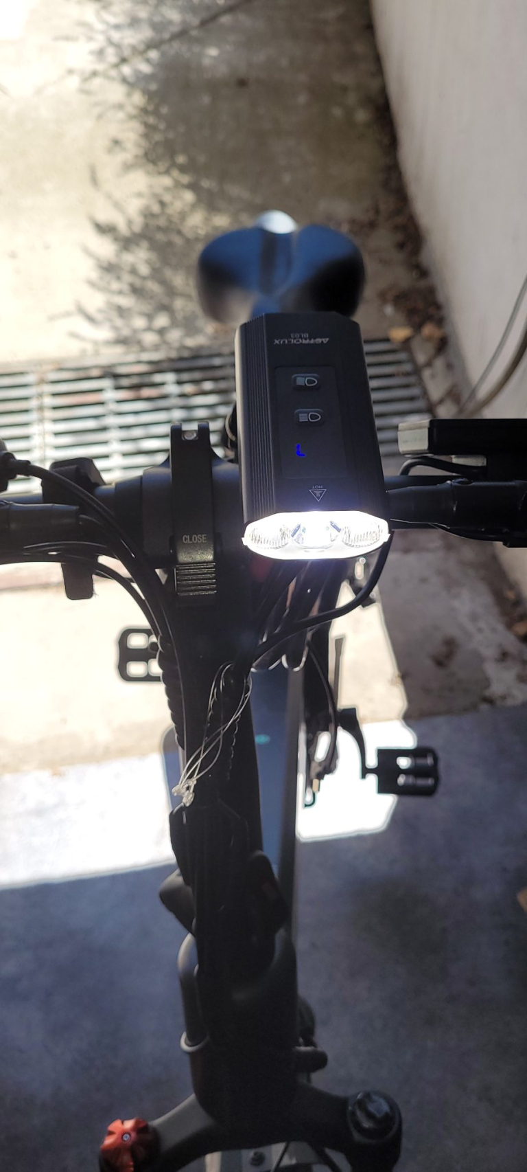 Astrolux BL03 XPG LED kerékpárlámpa teszt 18