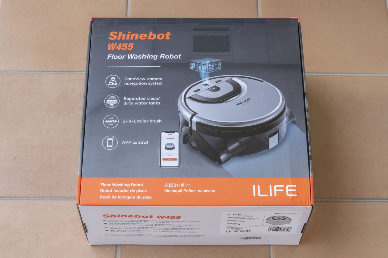 ILIFE Shinebot W455 felmosórobot teszt 2