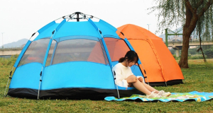 Négyszemélyes, gyorsan felállítható sátor 20 000 forintért
