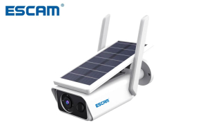 Kedvező áron kínálja az Escam a kültéri napelemes kamerát
