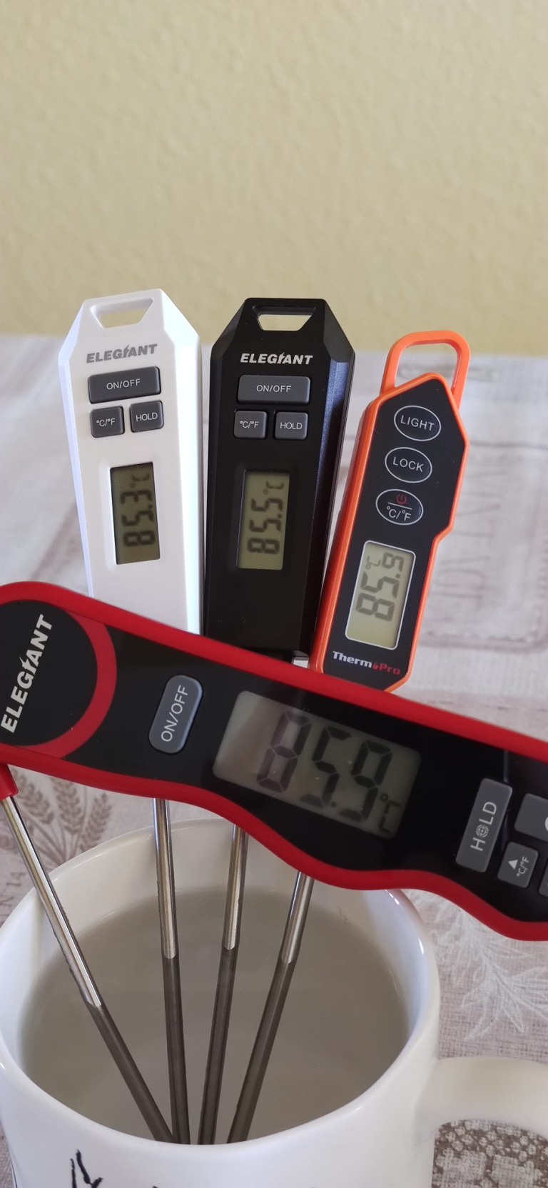 Elegiant maghőmérők összehasonlító tesztje 21