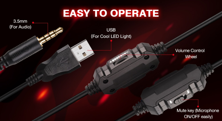 A LED-es EKSA gamer fejhallgató 6900 Ft-ért vihető 6