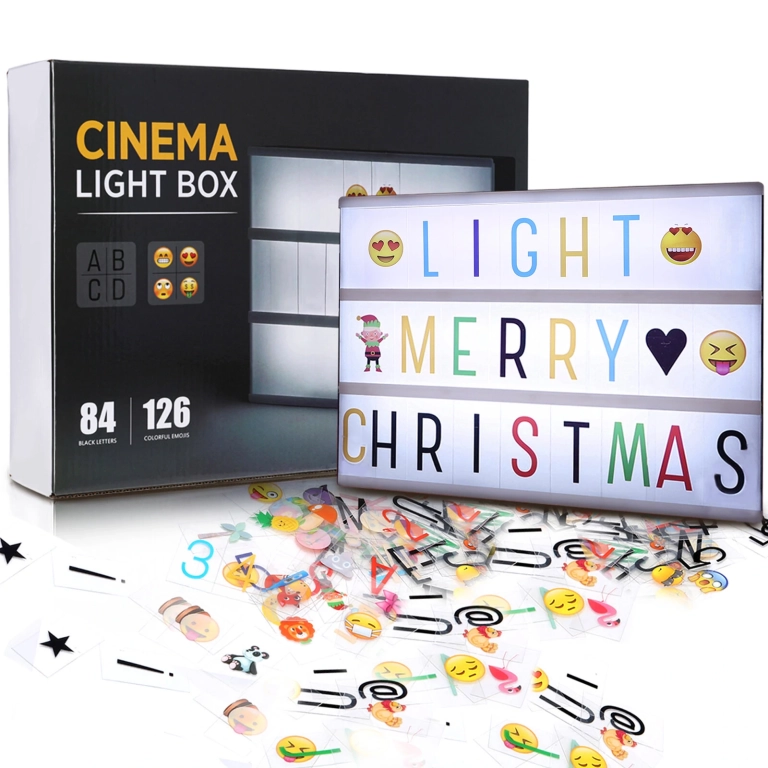 A4-es, LED-es üzenőfal rendelhető sok betűvel és emojival 14