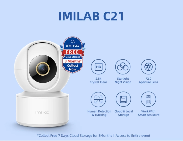 8200 forint az Imilab C21 biztonsági kamera 2