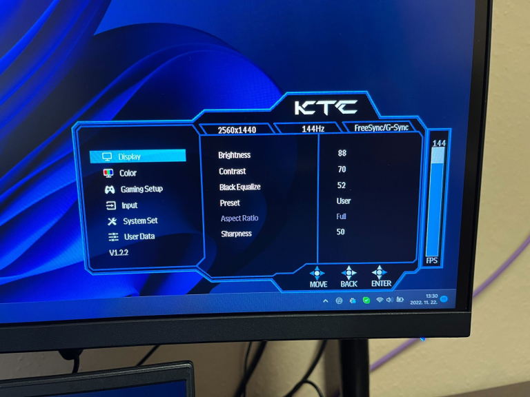 KTC H27S17 hajlított monitor teszt 13