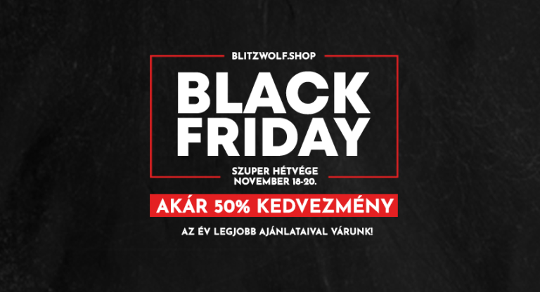 Brutális akciókkal csábítja a vásárlókat a BlitzWolf.Shop