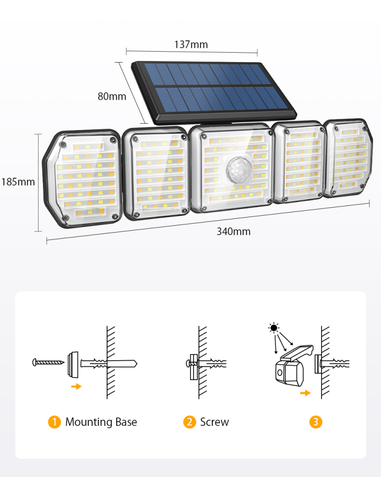 214 LED-del és napelemmel jelent meg két Somoreal lámpa 8