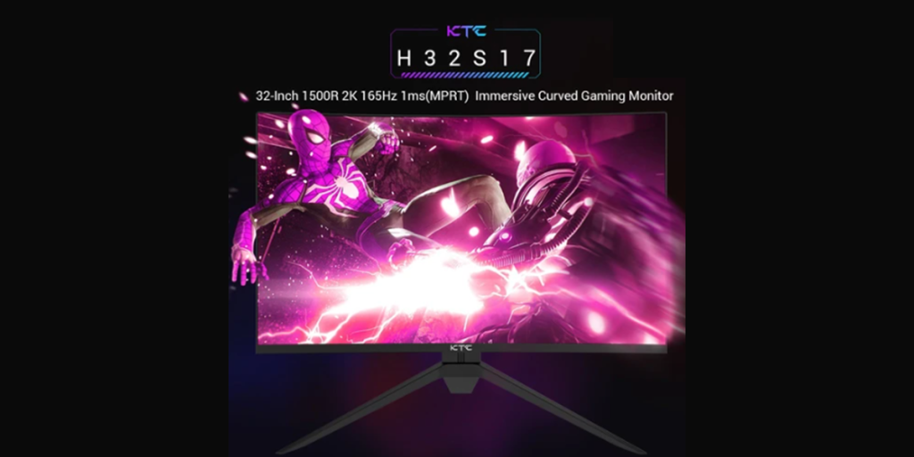A KTC H32S17 a cég egyik legnagyobb gamer monitora 1