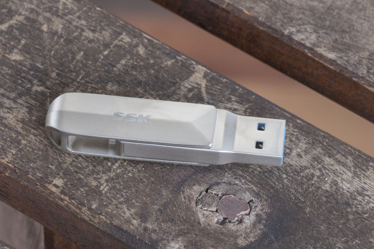 SSK 256 GB-os kétcsatlakozós flash drive teszt 6