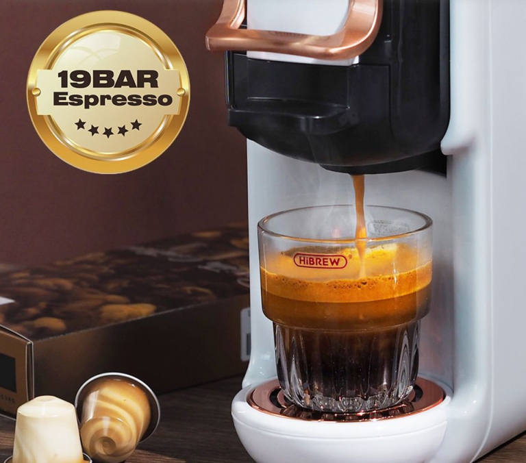 Ötféle módon készít kávét a HiBREW H2B kávéfőző 6