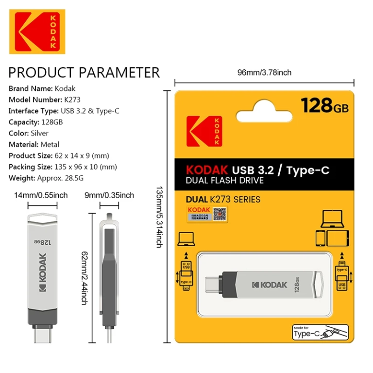 USB 3.2-es Kodak pendrive fantasztikusan olcsón 7