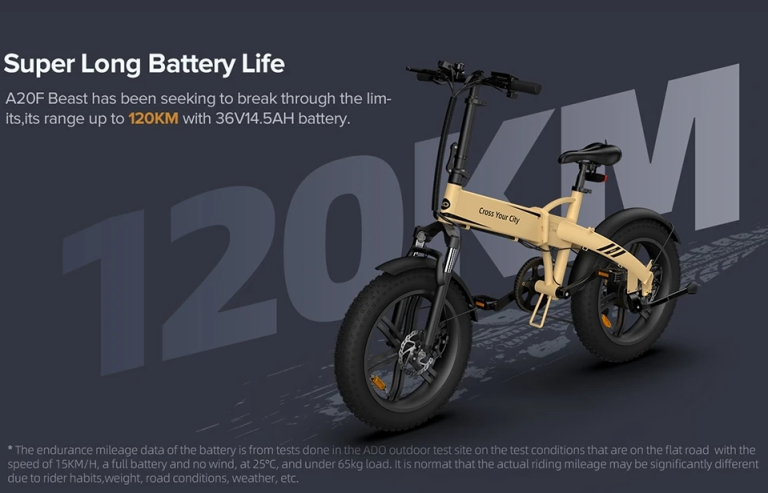 Beast kiadást kapott az ADO A20F elektromos bicikli 3
